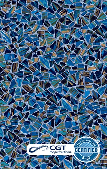 Carnival Aqua Shimmer vibrant pool liner