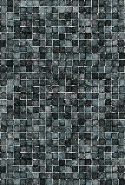 Charcoal Mosaic dark pool liner