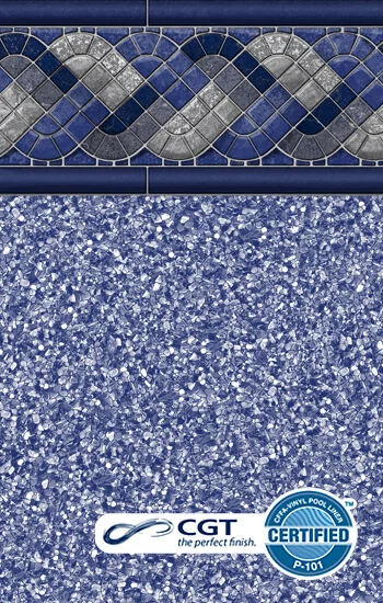 Raleigh White Beach Pebble pool liner